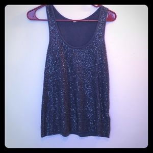 Size XXS J. Crew sequin tank top